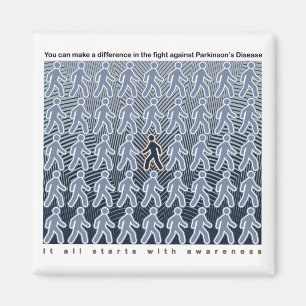 Parkinsons Fight Starts with Awareness Magnet