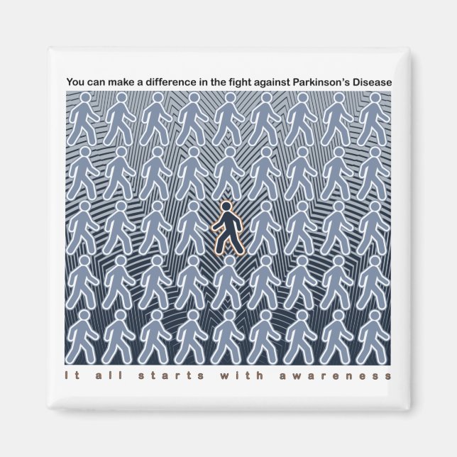 Parkinsons Fight Starts with Awareness Magnet (Front)