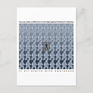 Parkinsons Fight Starts with Awareness Postcard