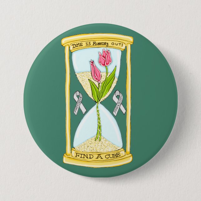 Parkinson's Find a Cure Large Button (Front)