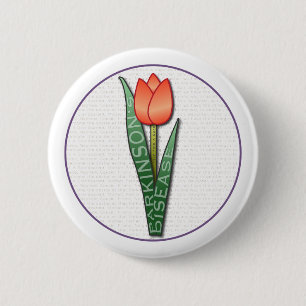 Parkinsons Help Find a Cure Tulip Button