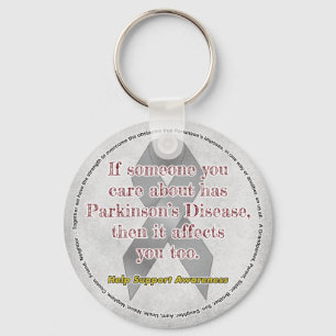 Parkinsons If You Care About Someone Keychain