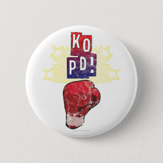 Parkinson's KO Distressed Button