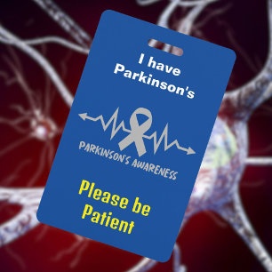 Parkinson's Lanyard disability ID Badge