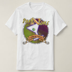 Parkinsons Martini Bar wCircle Always Shaken front T-Shirt