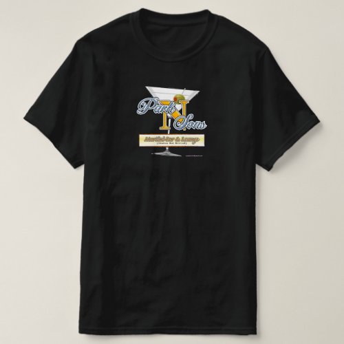 Parkinsons Park N Sons Martini Bar and Lounge T_Shirt