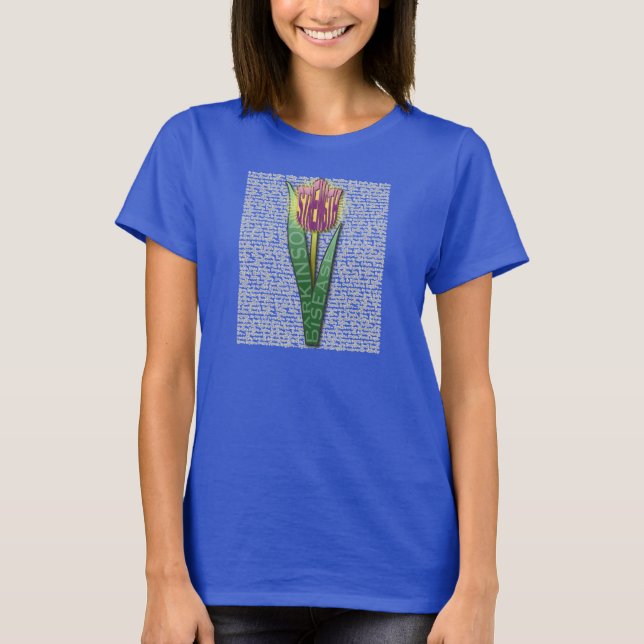 Parkinsons Strength Burst Tulip Violet T-Shirt (Front)