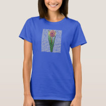 Parkinsons Strength Burst Violet Tulip T-Shirt