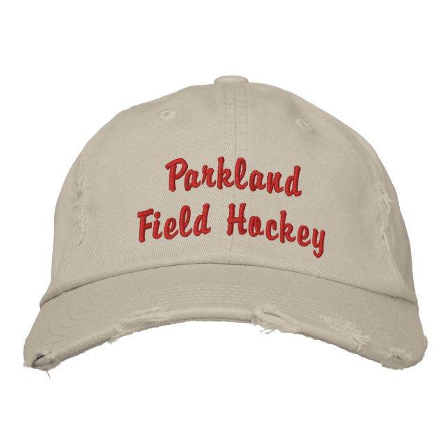 Parkland Field Hockey Embroidered Hat (Front)