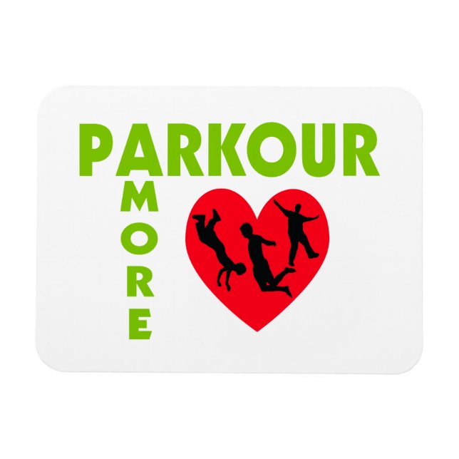Parkour Amore With Heart Magnet (Horizontal)