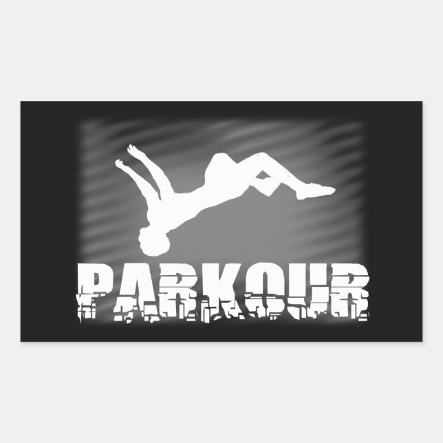 Parkour athlete sticker (Front)