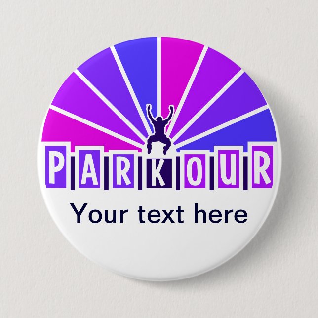 PARKOUR button, customize Button (Front)
