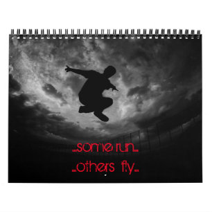 Parkour Calendar B&W