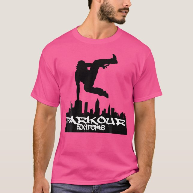 Parkour City Jumper 	 Parkour Free Running Tee (Front)