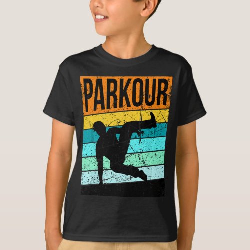 Parkour   For Boys Girls Gear Jump Party T_Shirt