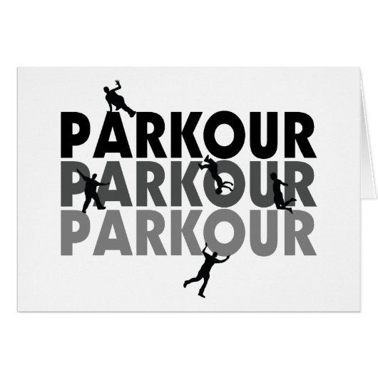 Parkour Free Running Cards (Front Horizontal)