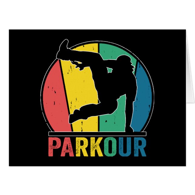 Parkour Free Running Training Traceur Retro  (Front Horizontal)