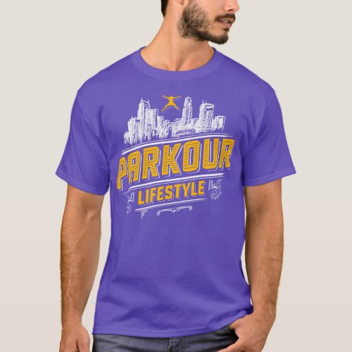 Parkour Freerun Freerunning Rooftop Lifestyle T_Shirt