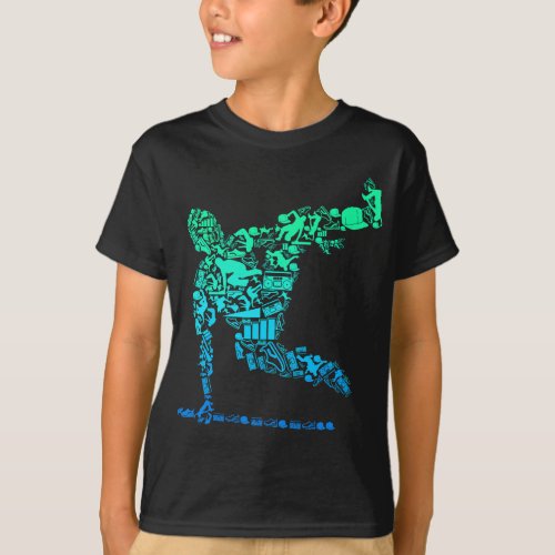 Parkour Freerunner Freerunning Traceur Boys  Men T_Shirt