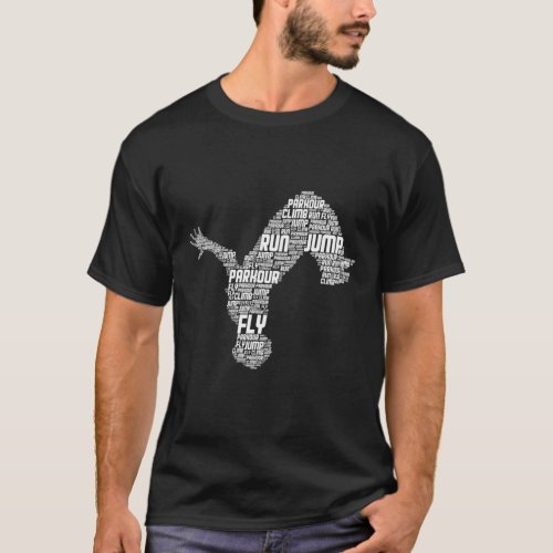 Parkour Freerunner Freerunning Traceur Men Kids Bo T_Shirt