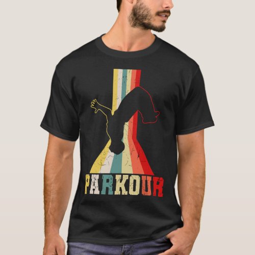 Parkour Freerunner Traceur Retro Freerunning Men B T_Shirt
