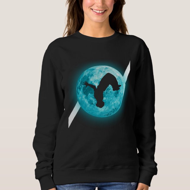 Parkour Freerunning Backflip Freestyle Acrobatics Sweatshirt (Front)