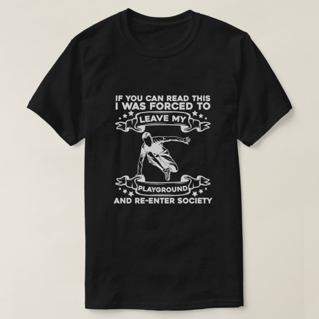 Parkour Freerunning Free Running 45 T-Shirt (Design Front)