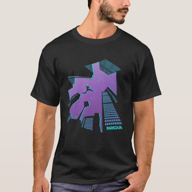 Parkour freerunning freestyle acrobatics extreme s T-Shirt (Front)