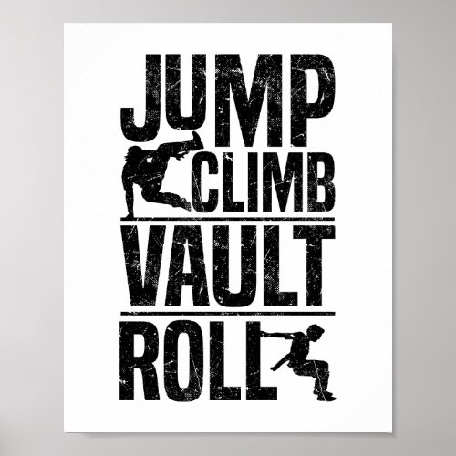 Parkour gifts poster