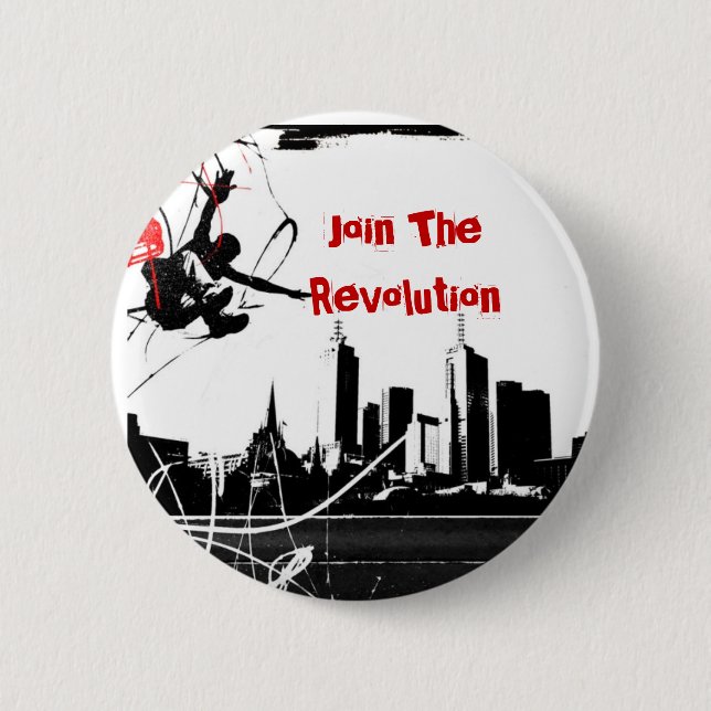 parkour, Join The Revolution Button (Front)