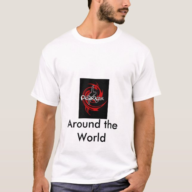 parkour_logo_500, Around the World T-Shirt (Front)
