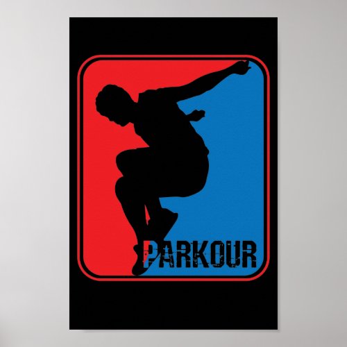 parkour Logo Poster