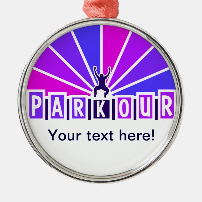 PARKOUR ornament - customize (Front)