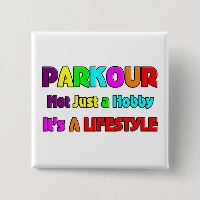 PARKOUR PINBACK BUTTON (Front)