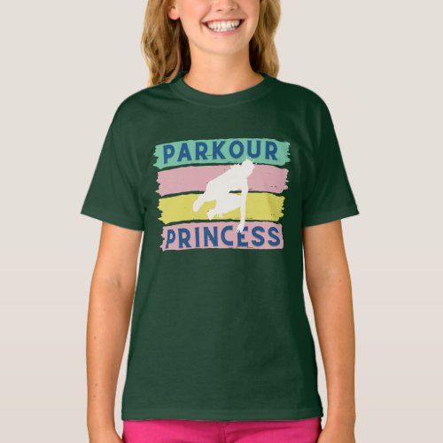 Parkour Princess Green T_Shirt