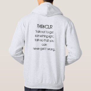 Parkour quote hoodie