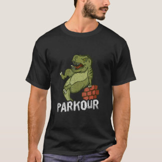 Parkour Rex Wall Jumping Free Running T-Shirt