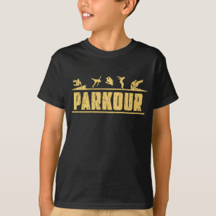 Parkour Runaway Extreme Sports Stunt Free Running T-Shirt