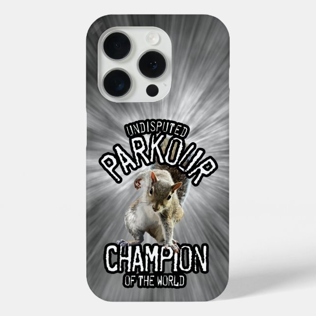 Parkour Squirrel - funny freerunning Case-Mate iPhone Case (Back)