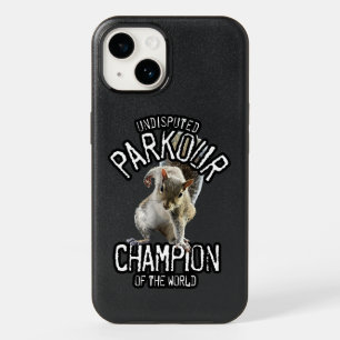 Parkour Squirrel - funny freerunning OtterBox iPhone 14 Case