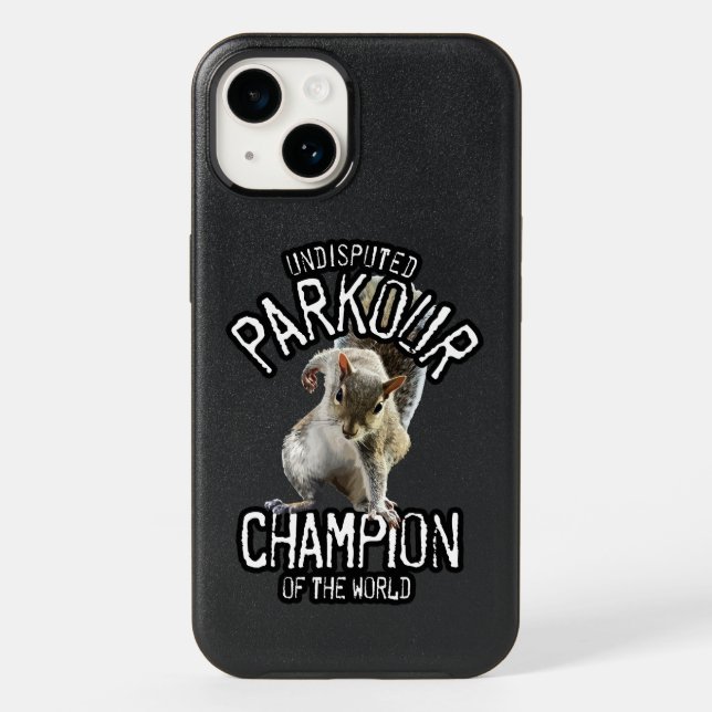 Parkour Squirrel - funny freerunning Otterbox iPhone Case (Back)