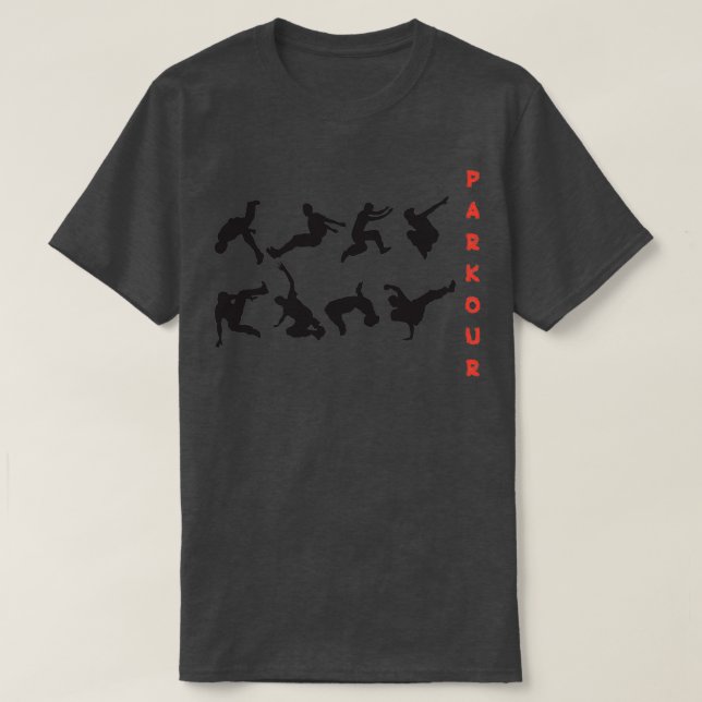 Parkour Stickers mugs bags Caps Phone Cases T-Shirt (Design Front)