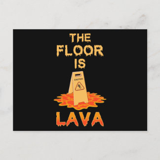 Parkour The Floor is Lava Postcard