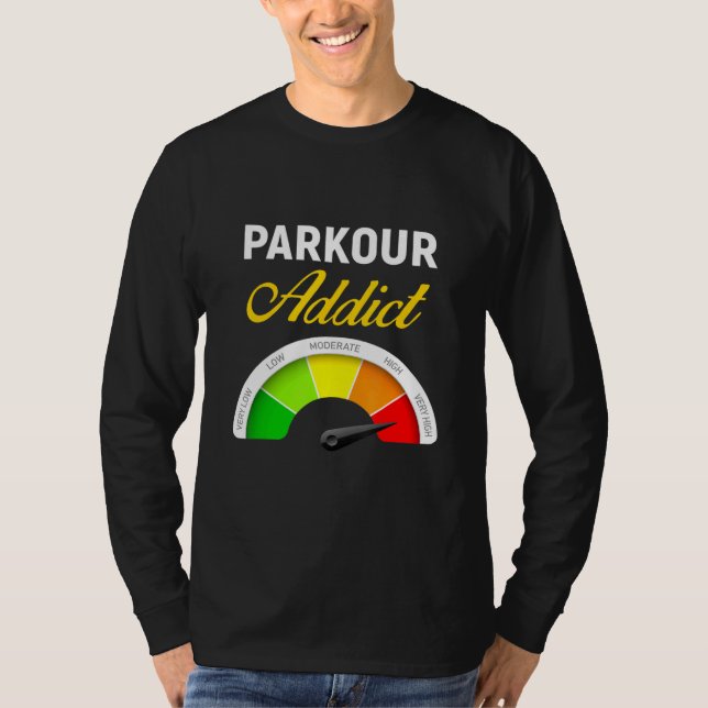 Parkour Traceur Free Running Extreme Sport T-Shirt (Front)