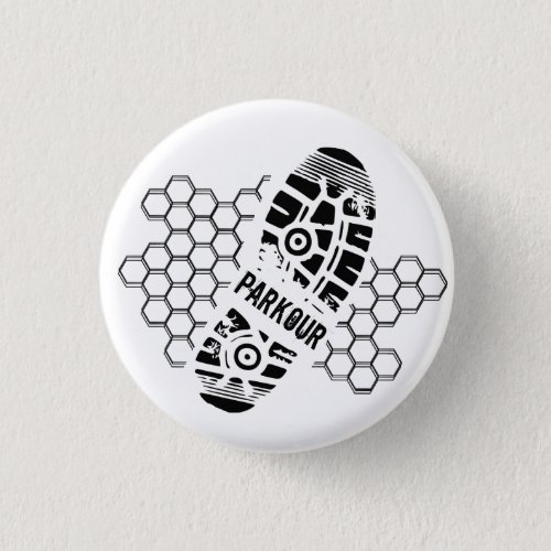 Parkour Training Pinback Button