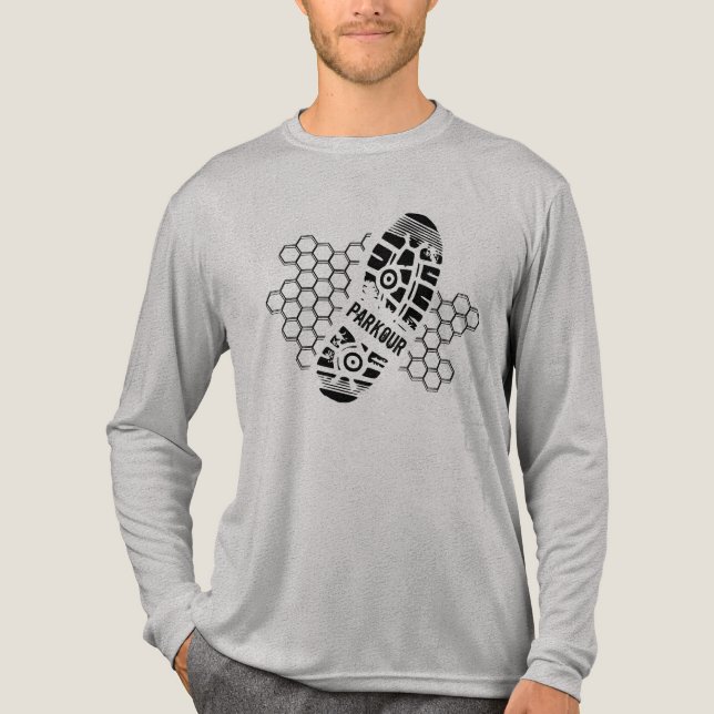 Parkour Training Trainer Tread Tri-Blend Shirt (Front)
