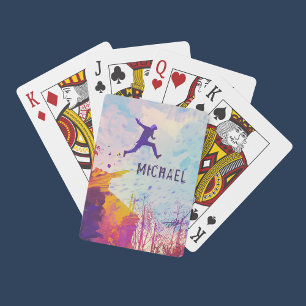 Parkour Urban Free Running Free Styling Modern Art Poker Cards