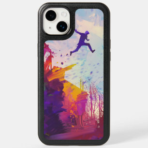 Parkour Urban Free Running Freestyling Modern Art OtterBox iPhone 14 Plus Case