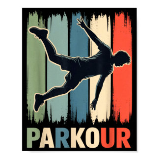 Parkour, Urban Gymnast, Traceur, Runner  Poster
