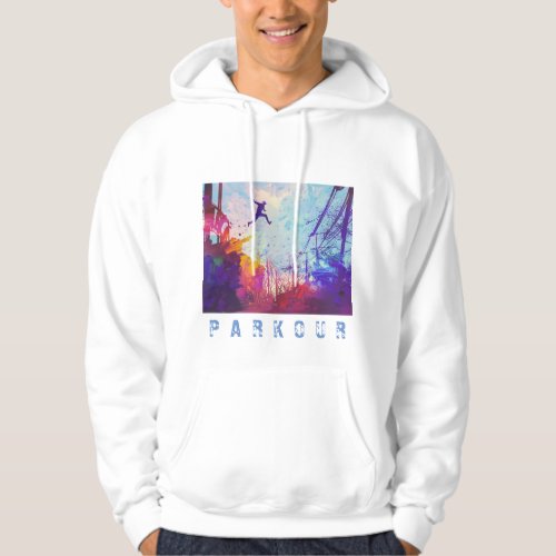 Parkour Urban Obstacle Course Free Running Custom Hoodie